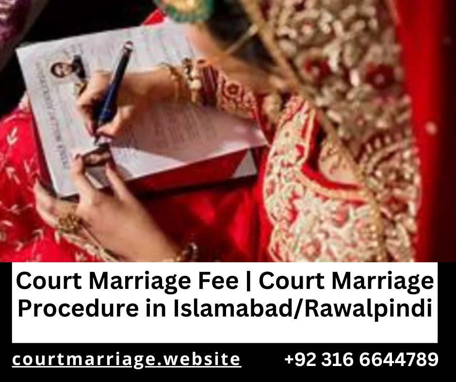 ouple signing court marriage papers in Lahore